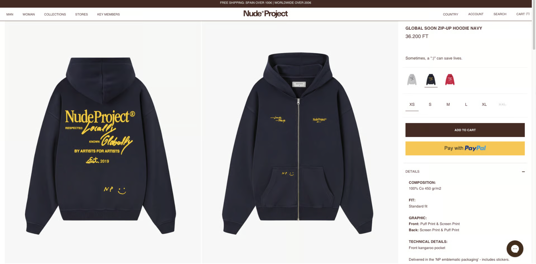 Ficha de producto shopify