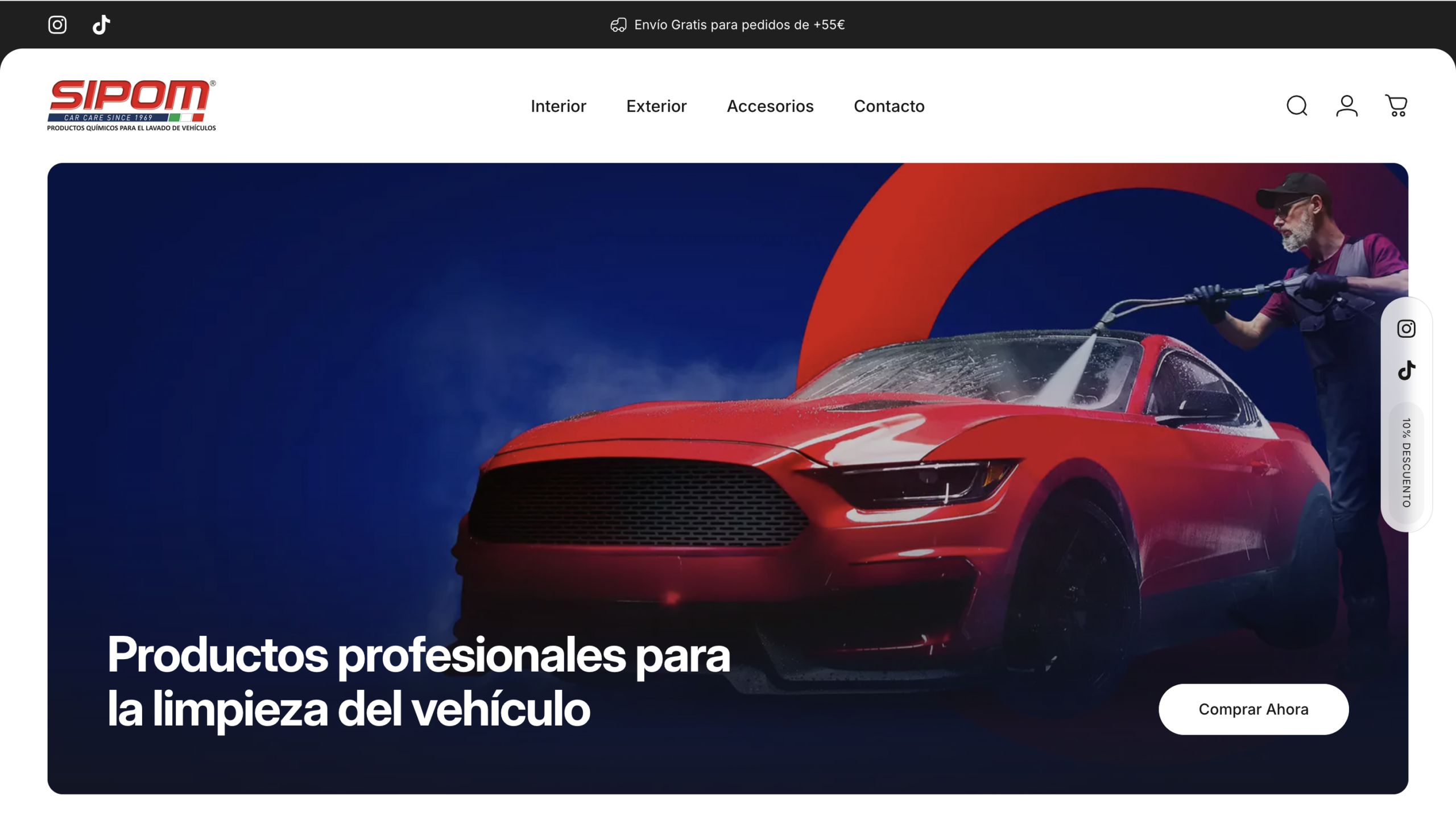 Captura Tienda Sipom